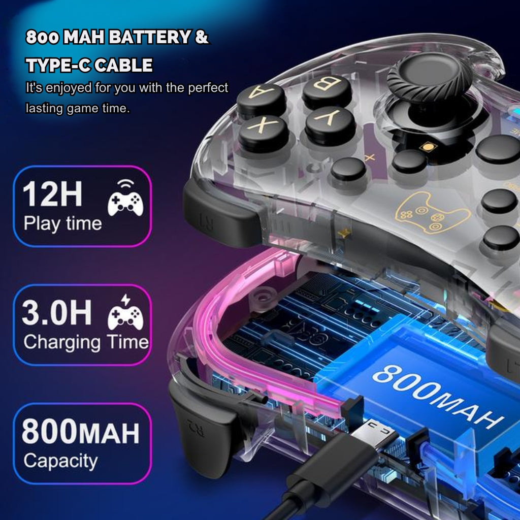 Wireless Switch Pro Controllers with RGB Light